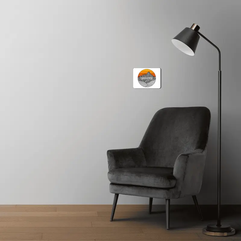 Mountain Sunset/Sky MDF Tablo
