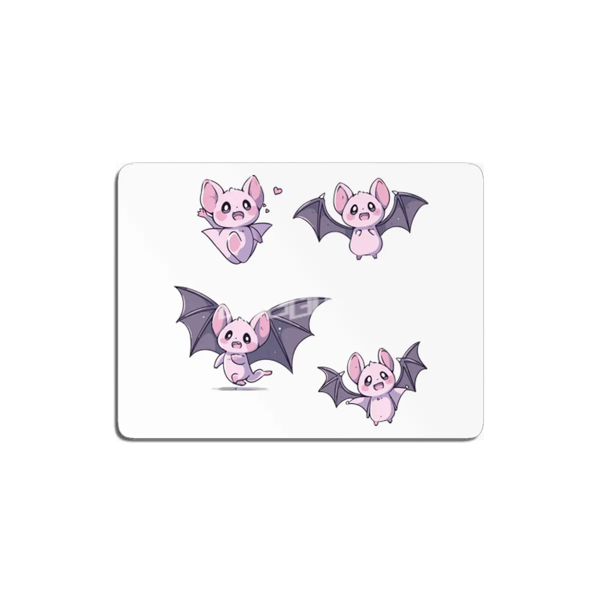 Cute Bat MDF Tablo