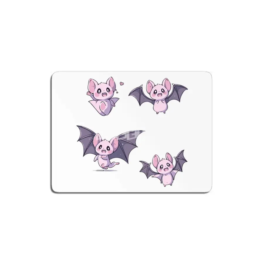 Cute Bat MDF Tablo