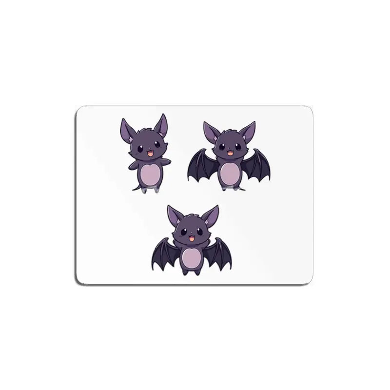 Cute Bat MDF Tablo