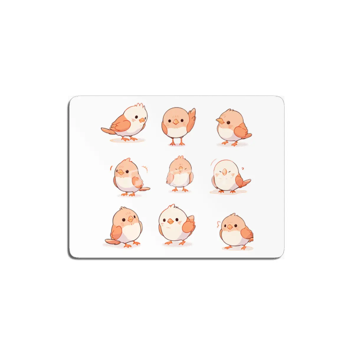 Cute Bird MDF Tablo