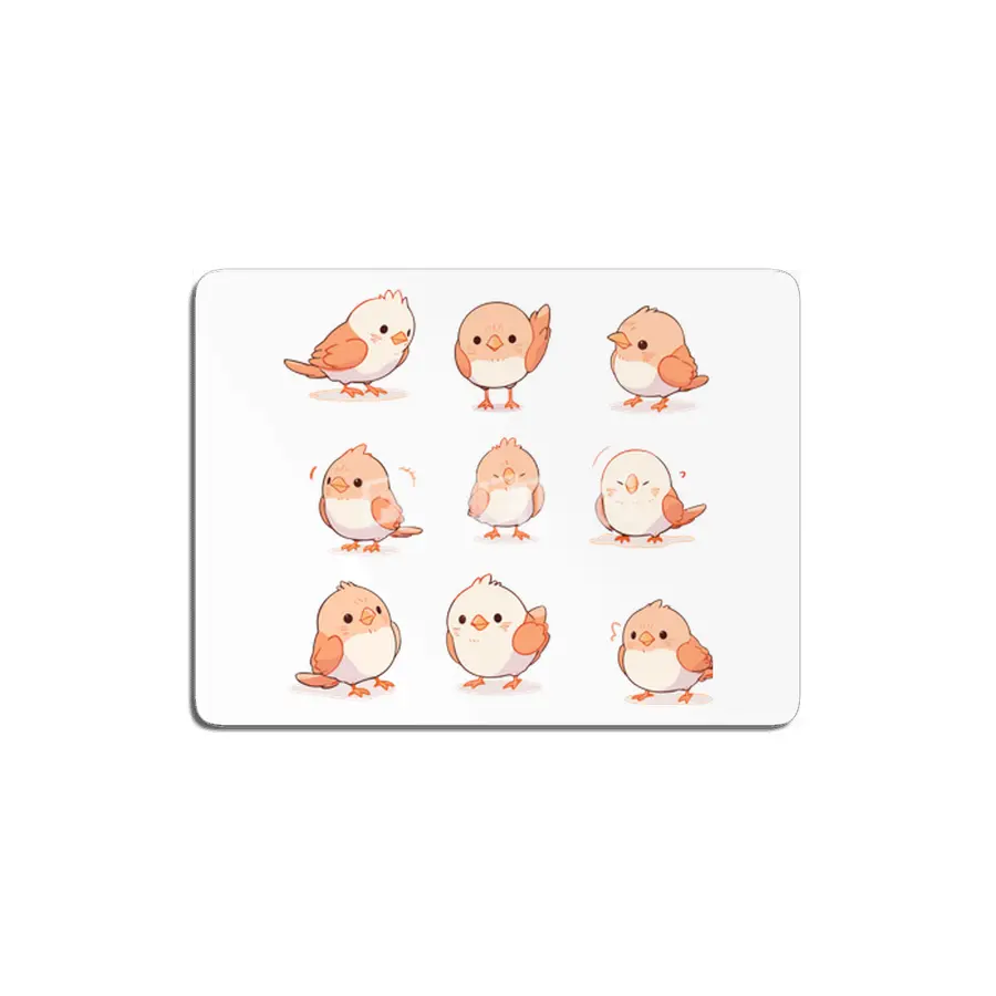 Cute Bird MDF Tablo