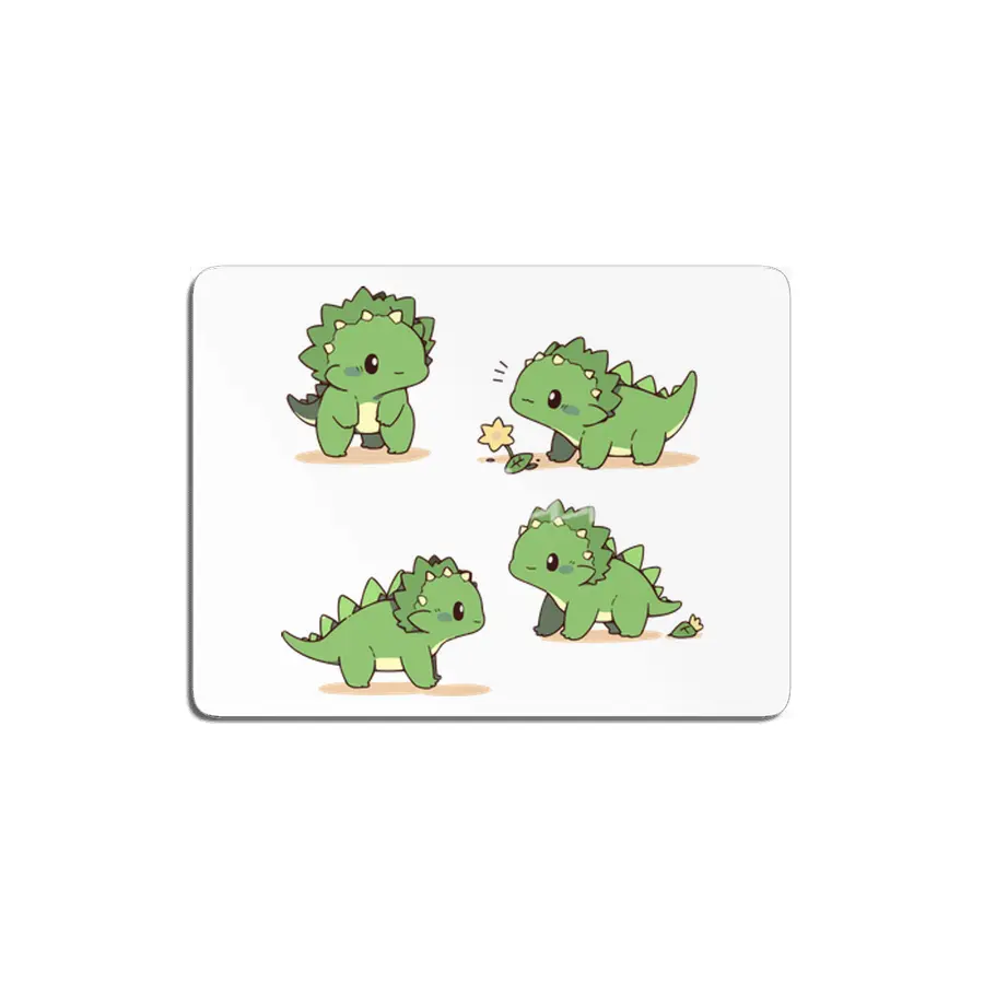Cute Dinosaurs MDF Tablo