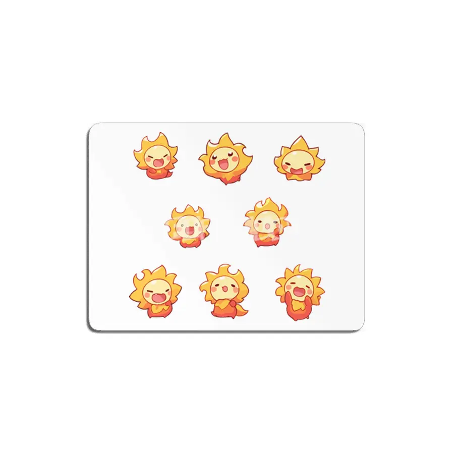 Cute Fire Sprite MDF Tablo