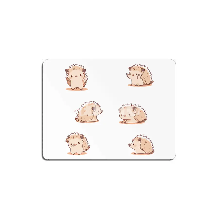 Cute Hedgehog MDF Tablo
