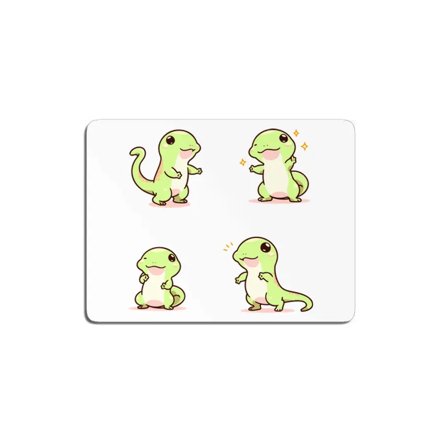 Cute Lizard MDF Tablo