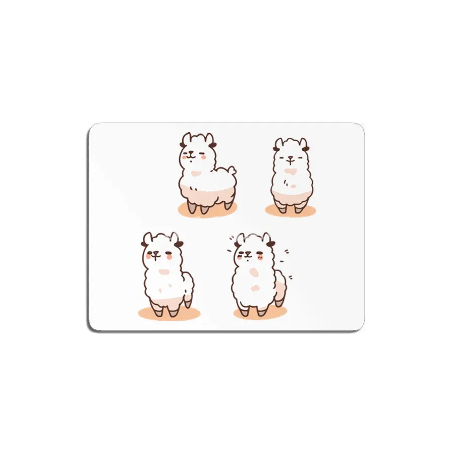 Cute Llama MDF Tablo