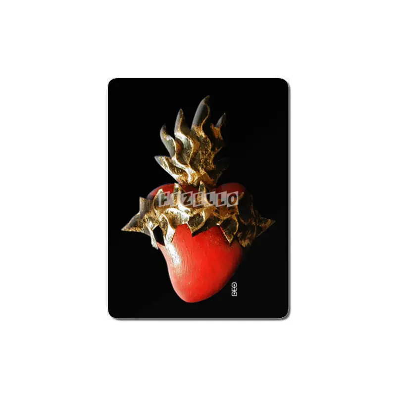 Sacred Heart on Tin MDF Tablo