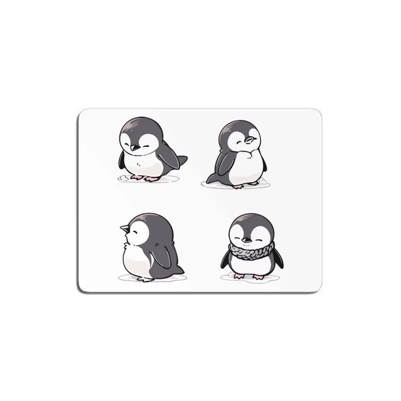 Cute Penguin MDF Tablo