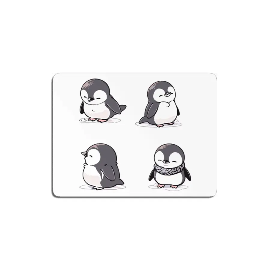 Cute Penguin MDF Tablo