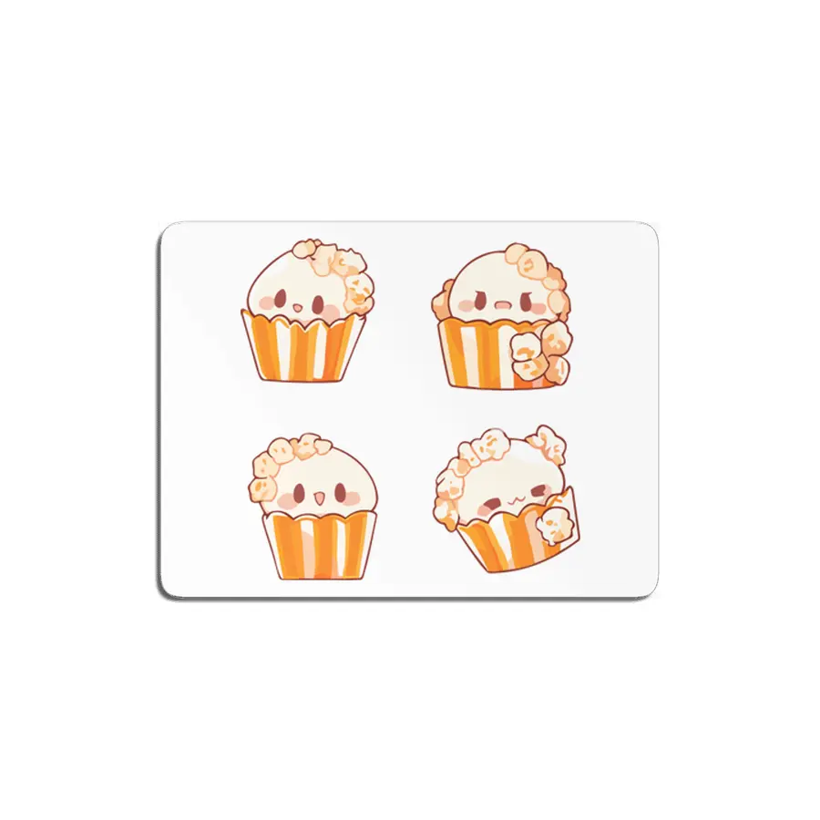 Cute Popcorn MDF Tablo