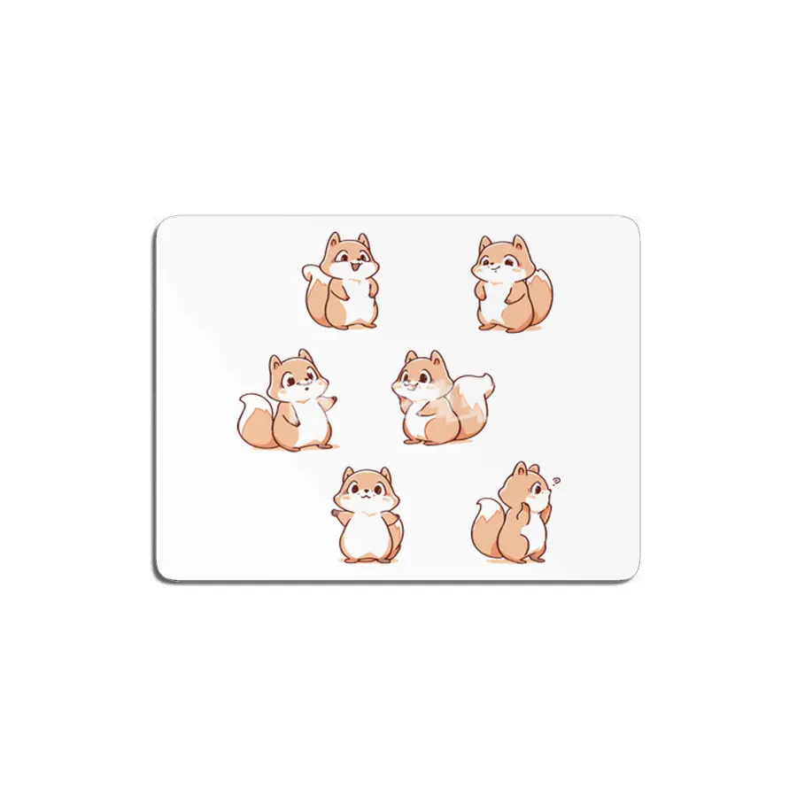 Cute Squirrel MDF Tablo