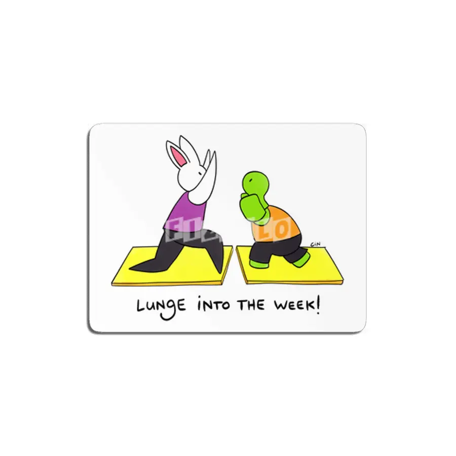 Bunny Daze Yoga - Lunge into the week! MDF Tablo