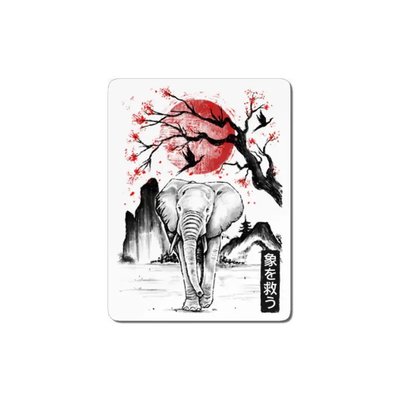 Elephant Japanese MDF Tablo