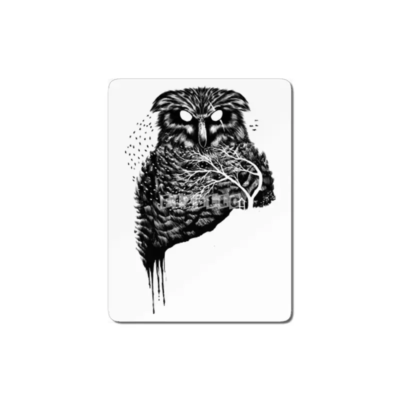 Autumn owl MDF Tablo