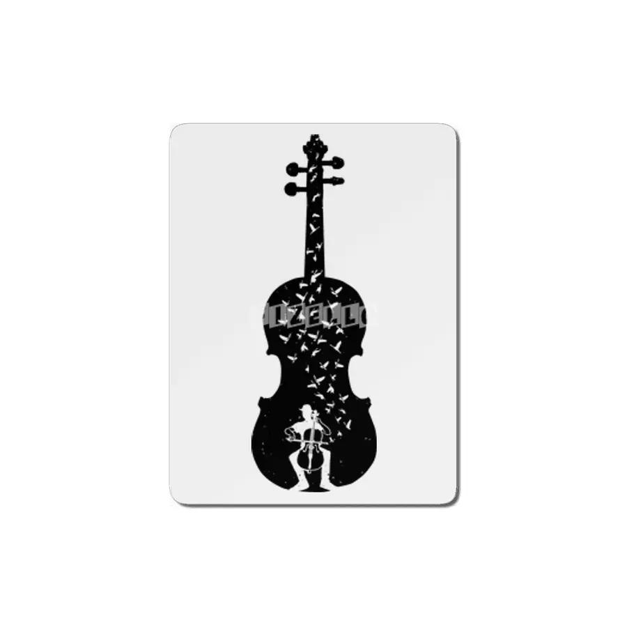 Cello - Playing Cello MDF Tablo
