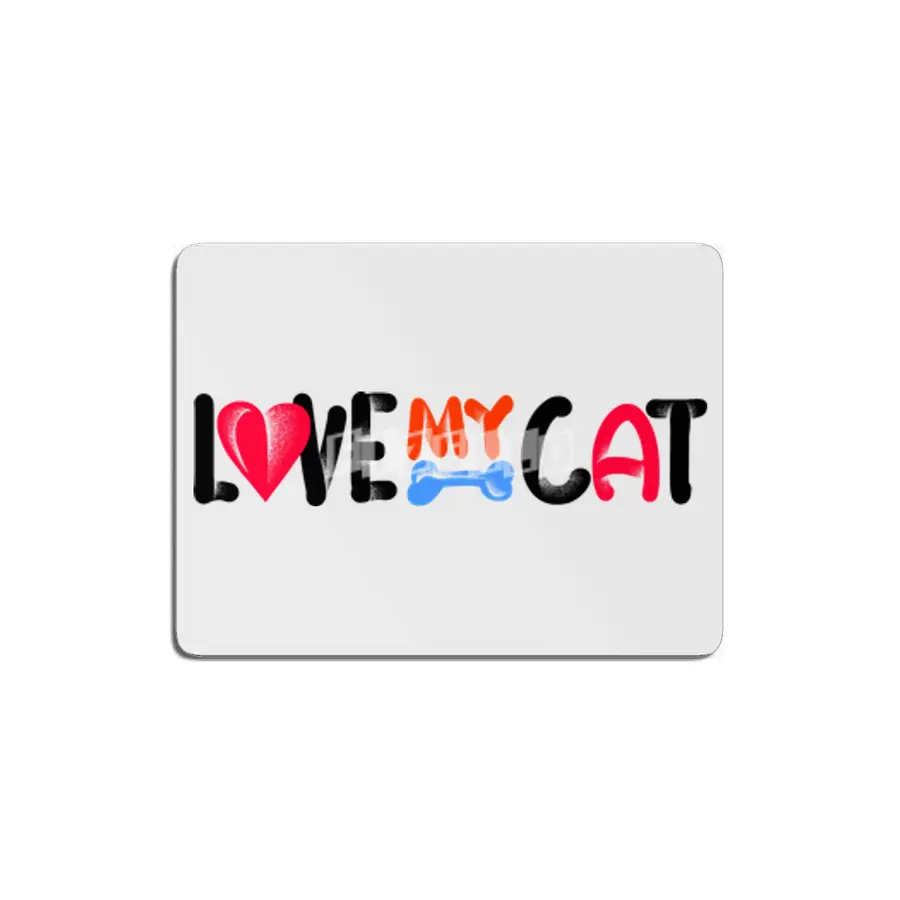 Love My Cat MDF Tablo