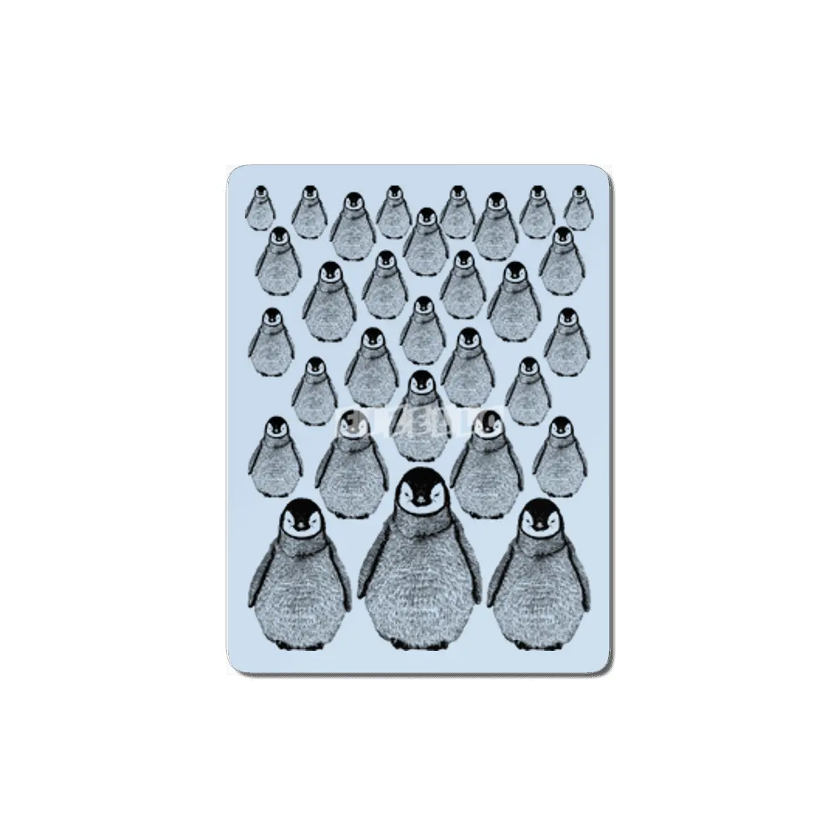 Penguin Family MDF Tablo