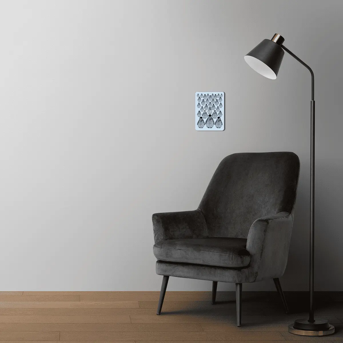 Penguin Family MDF Tablo