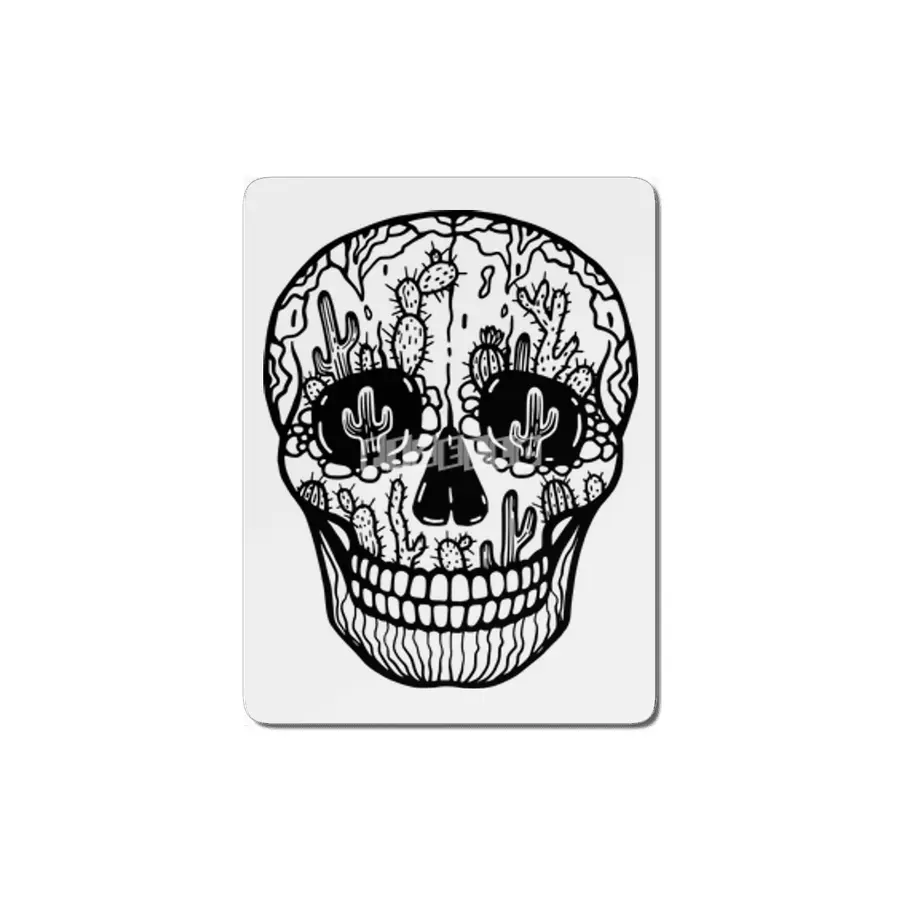 Cacti Skull MDF Tablo