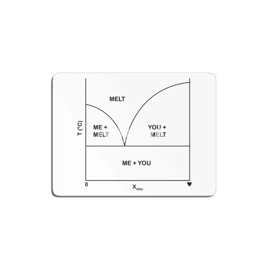 Romantic phase diagram (black ink) MDF Tablo