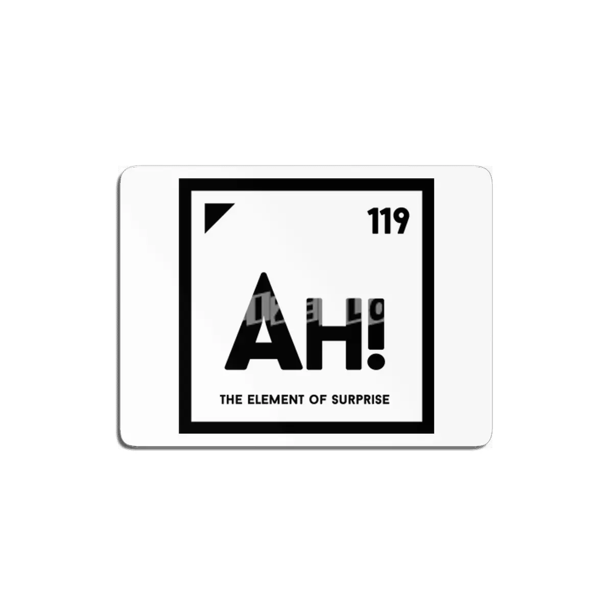 Ah! The element of surprise MDF Tablo