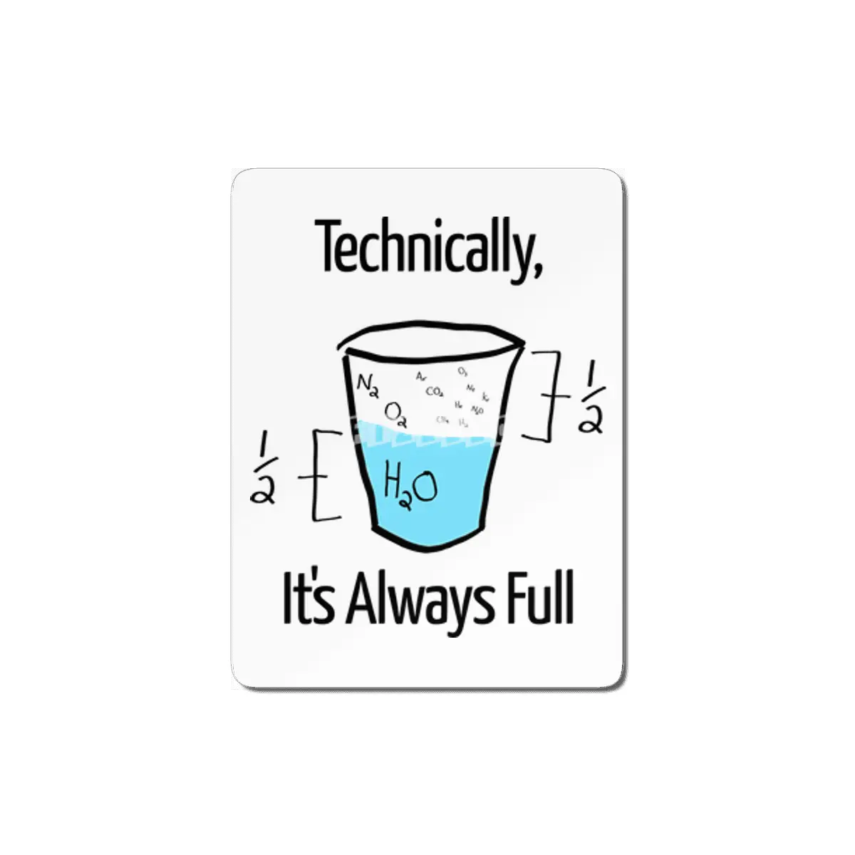 Funny Science Joke MDF Tablo