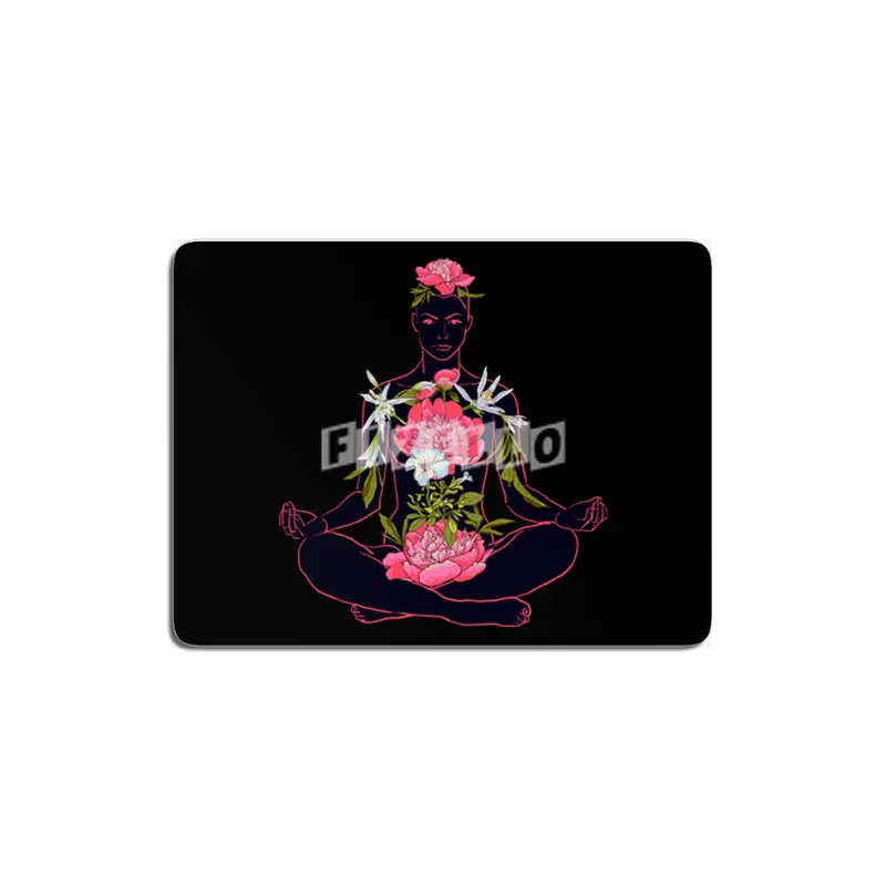 beautiful woman doing yoga meditation MDF Tablo
