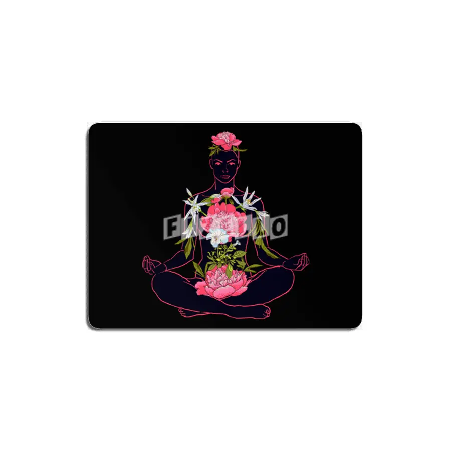 beautiful woman doing yoga meditation MDF Tablo