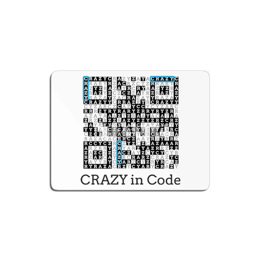 Crazy in code MDF Tablo