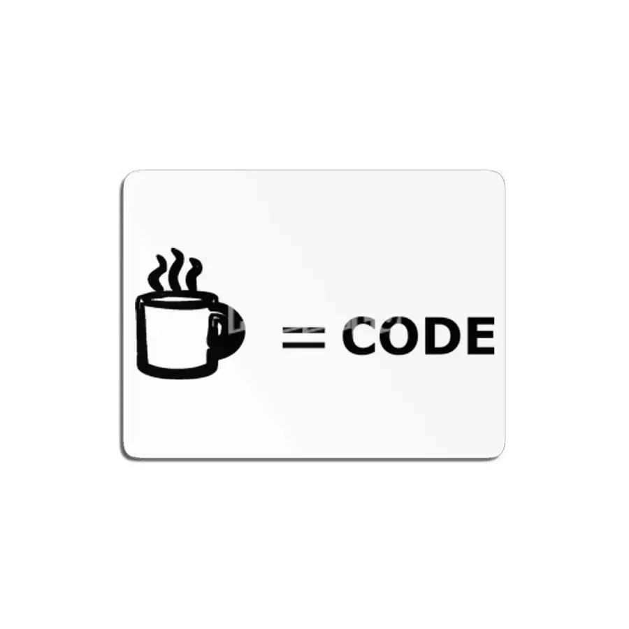 Coffee equals code MDF Tablo