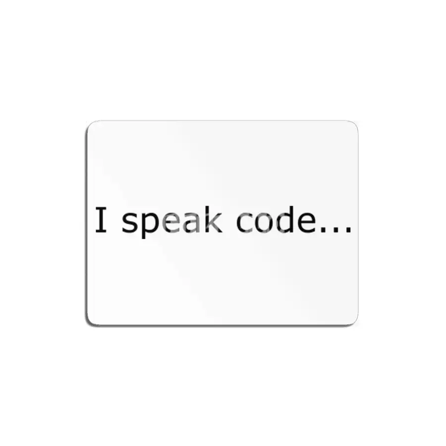 I Speak Code MDF Tablo