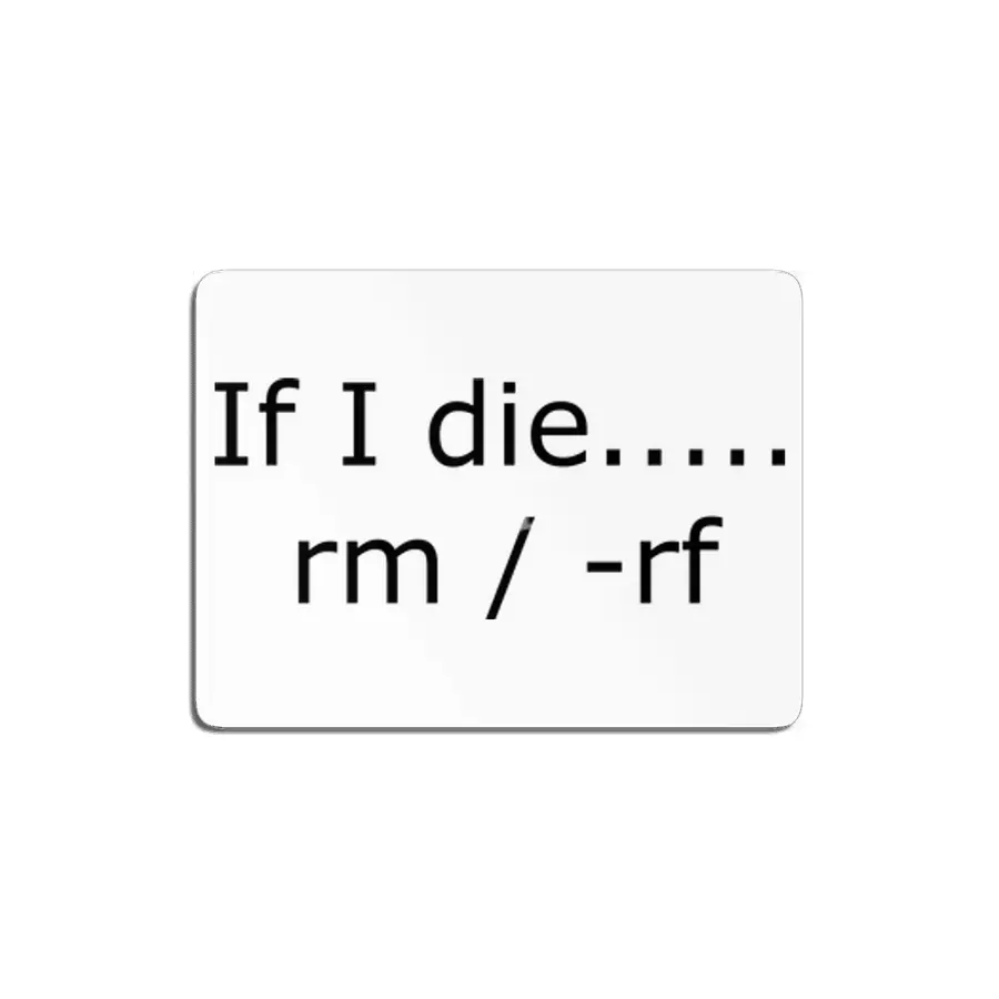 If I Die, RM RF MDF Tablo
