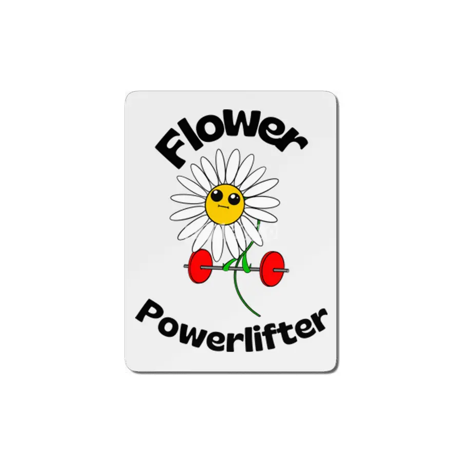 Flower Powerlifter MDF Tablo