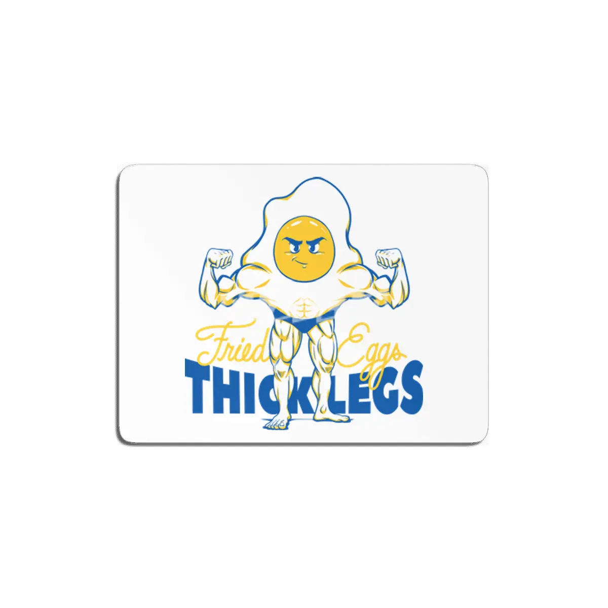 Fried Eggs Thick Legs MDF Tablo