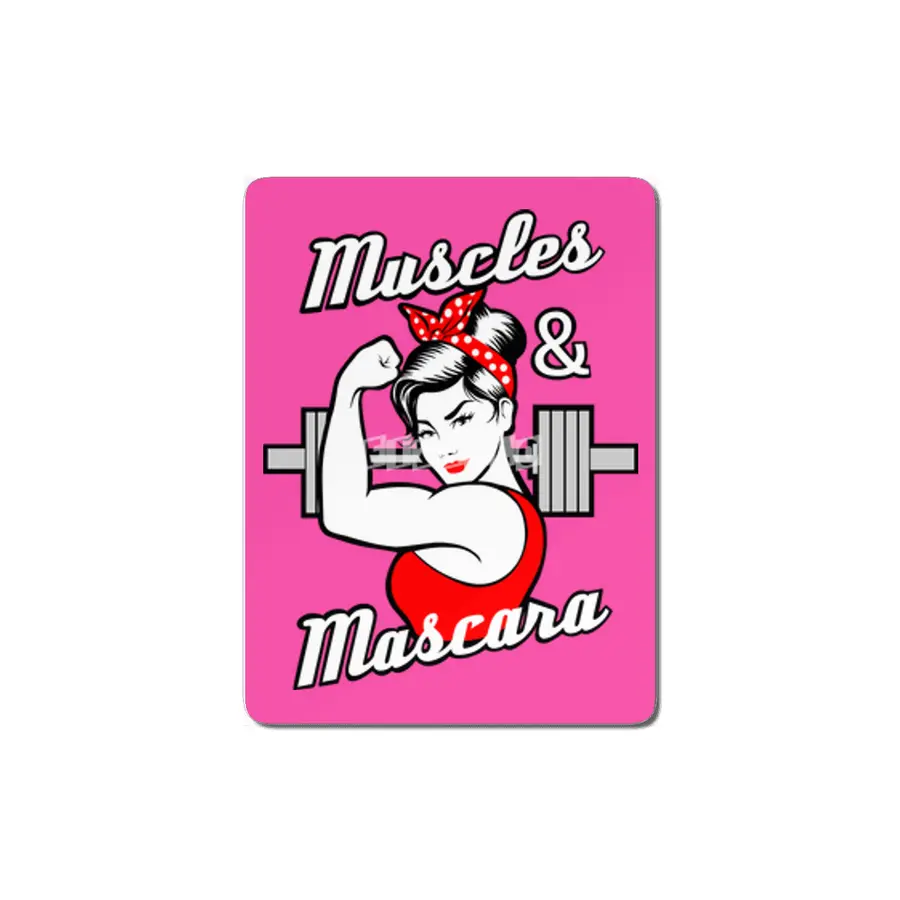 Barbell Girl Strong and Girly MDF Tablo