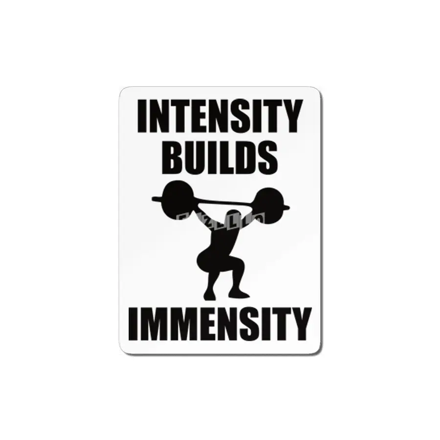 Bodybuilding - Intensity Builds Immensity MDF Tablo