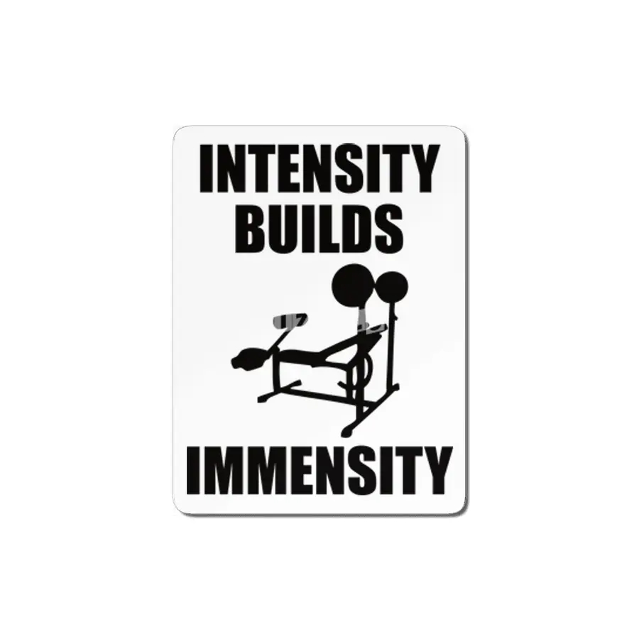 Bodybuilding - Intensity Builds Immensity MDF Tablo