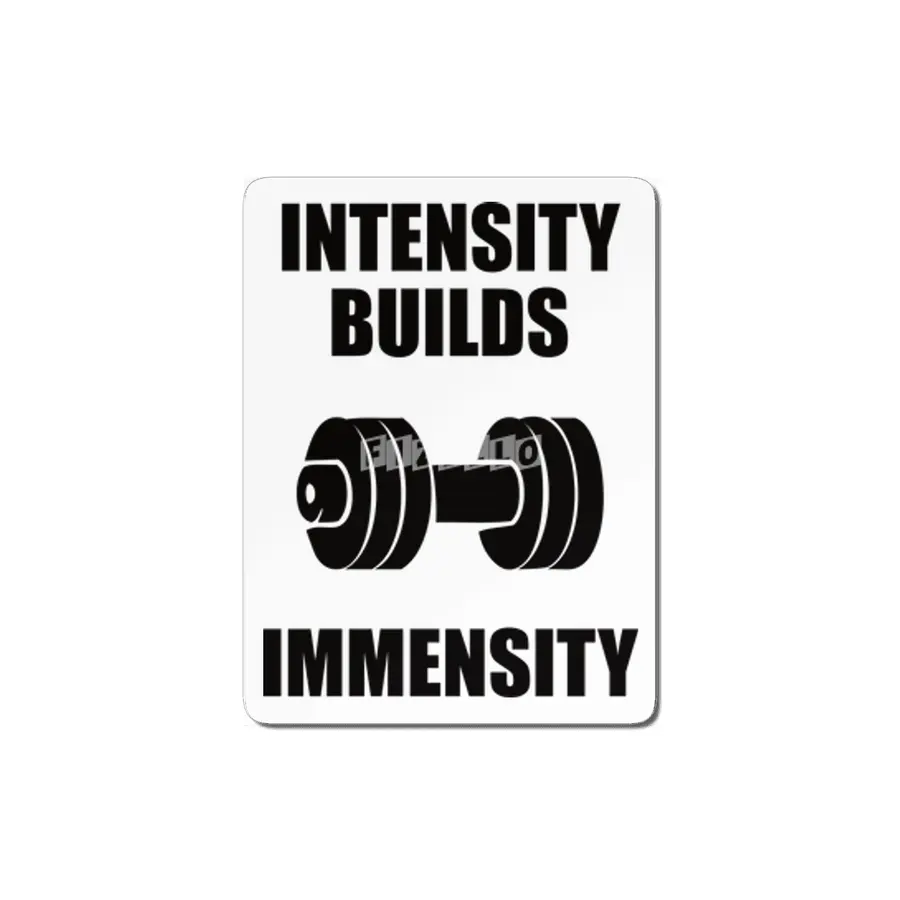 Bodybuilding - Intensity Builds Immensity MDF Tablo