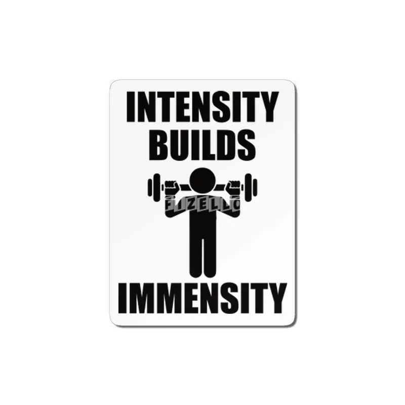Bodybuilding - Intensity Builds Immensity MDF Tablo
