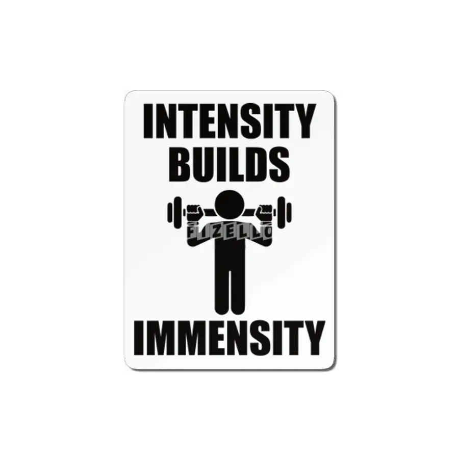 Bodybuilding - Intensity Builds Immensity MDF Tablo