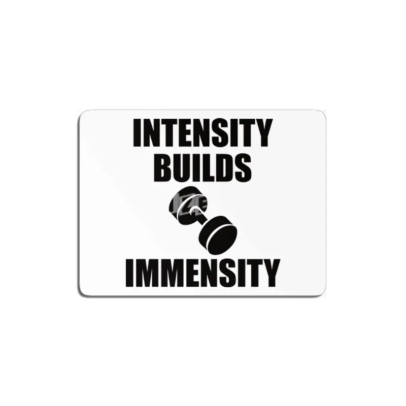 Bodybuilding - Intensity Builds Immensity MDF Tablo