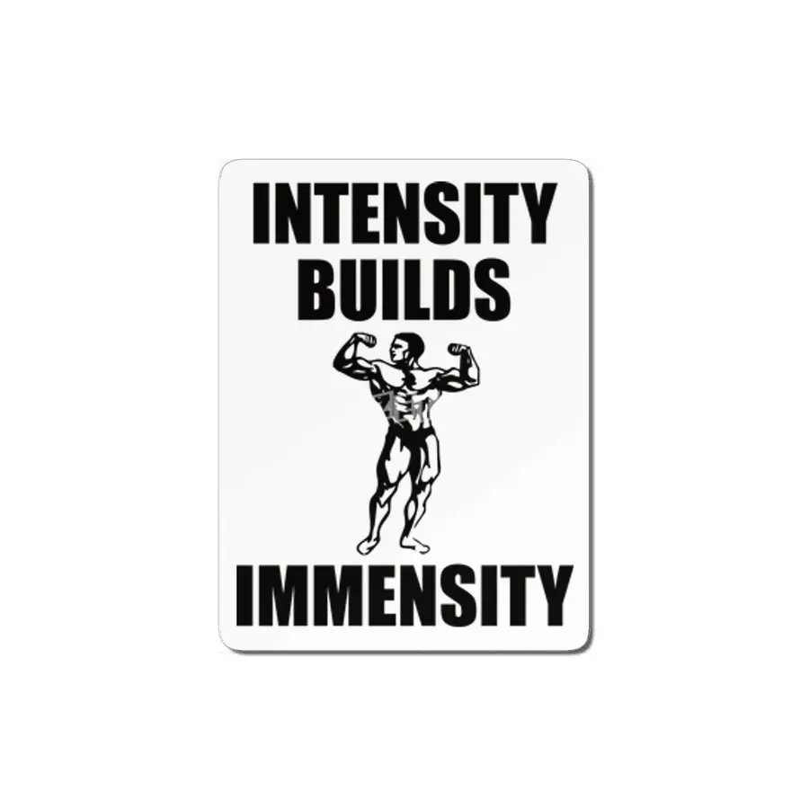 Bodybuilding - Intensity Builds Immensity MDF Tablo
