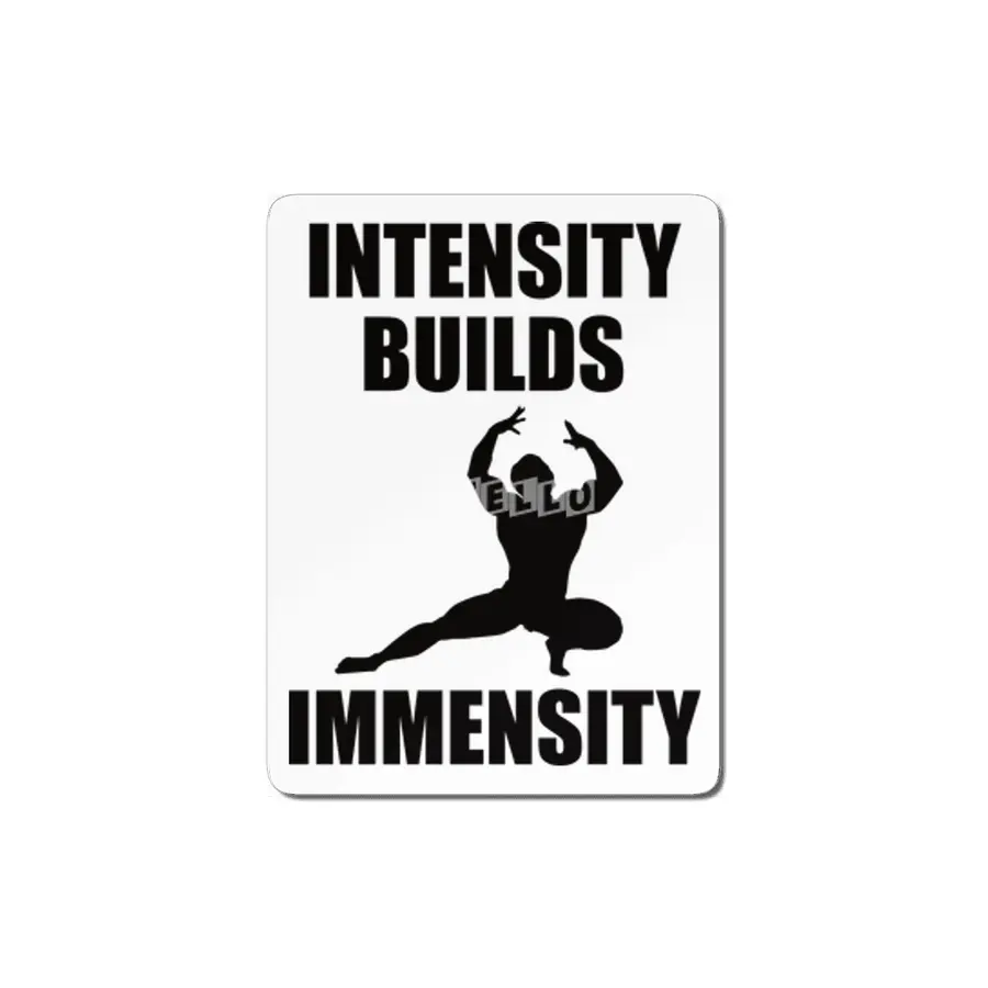 Bodybuilding - Intensity Builds Immensity MDF Tablo