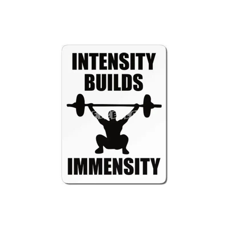 Bodybuilding - Intensity Builds Immensity MDF Tablo