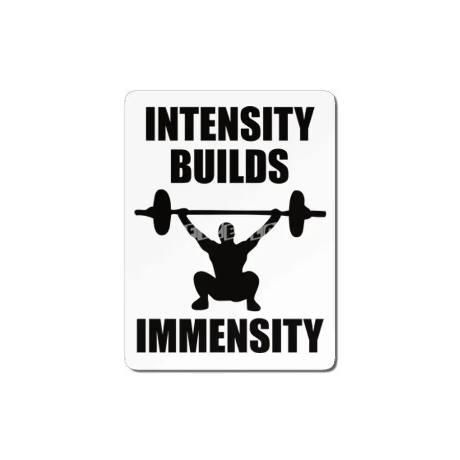 Bodybuilding - Intensity Builds Immensity MDF Tablo