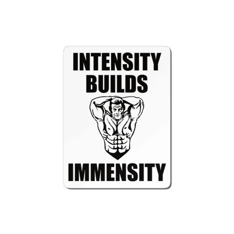 Bodybuilding - Intensity Builds Immensity MDF Tablo
