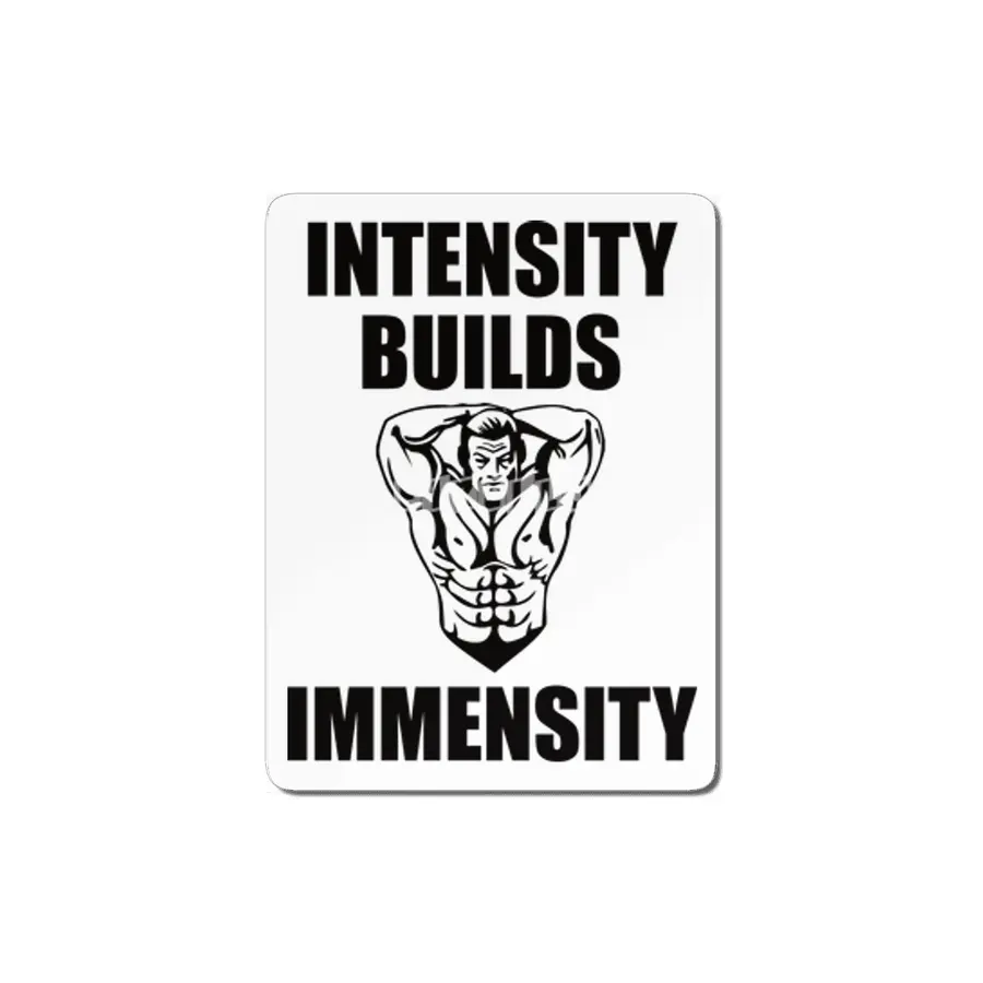 Bodybuilding - Intensity Builds Immensity MDF Tablo