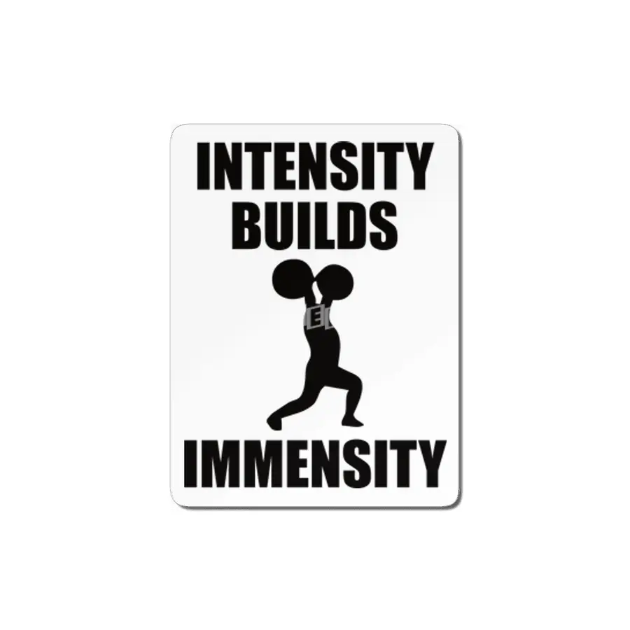 Bodybuilding - Intensity Builds Immensity MDF Tablo