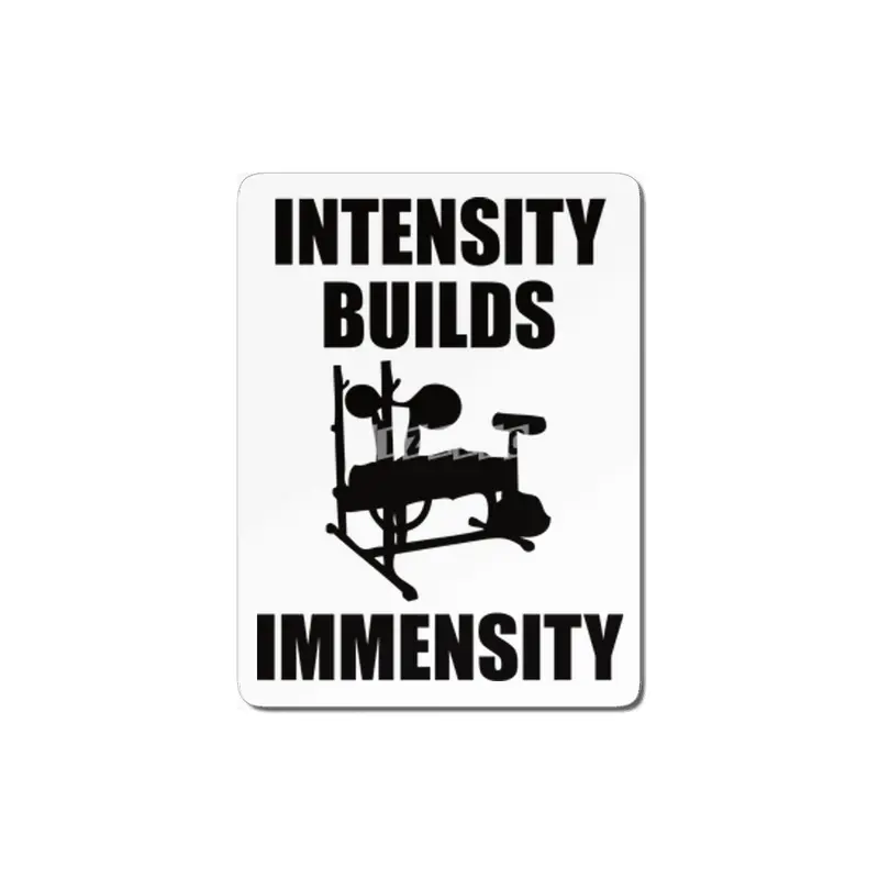 Bodybuilding - Intensity Builds Immensity MDF Tablo